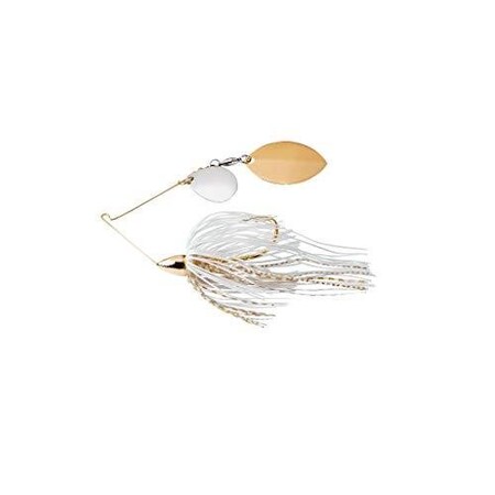 War Eagle Finnesse Gold Frame Spinnerbait 516Oz White Gold WE516G01G